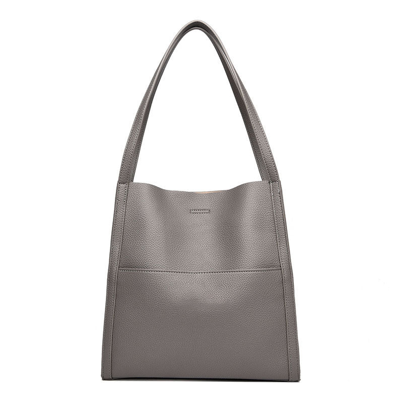 🔥👜👜【45% REDUCERE】 Geantă nouă de umăr din piele moale, simplă, elegantă și spațioasă de toamnă și iarnă-3809253
