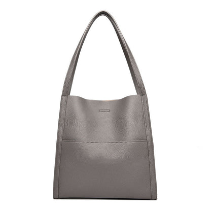 🔥👜👜【45% REDUCERE】 Geantă nouă de umăr din piele moale, simplă, elegantă și spațioasă de toamnă și iarnă-3809253