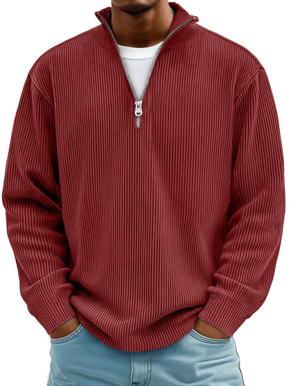 🔥【S-5XL】Nuevo polo de cuello alto sencillo de color liso para hombre, colección 2026