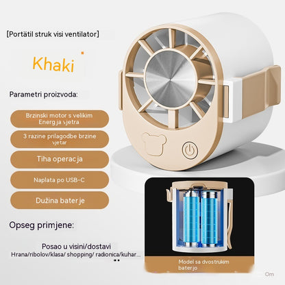 🔥【Kupite jedan, dobijte jedan gratis】🌀 Mini ventilator velike brzine koji se može nositi oko struka.