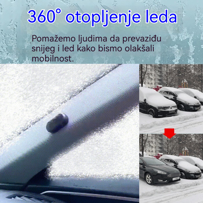 🔥【Sniženo 22 €】🔥Alat za uklanjanje snijega s automobila, specijalni alat za odmrzavanje i uklanjanje snijega s prozora