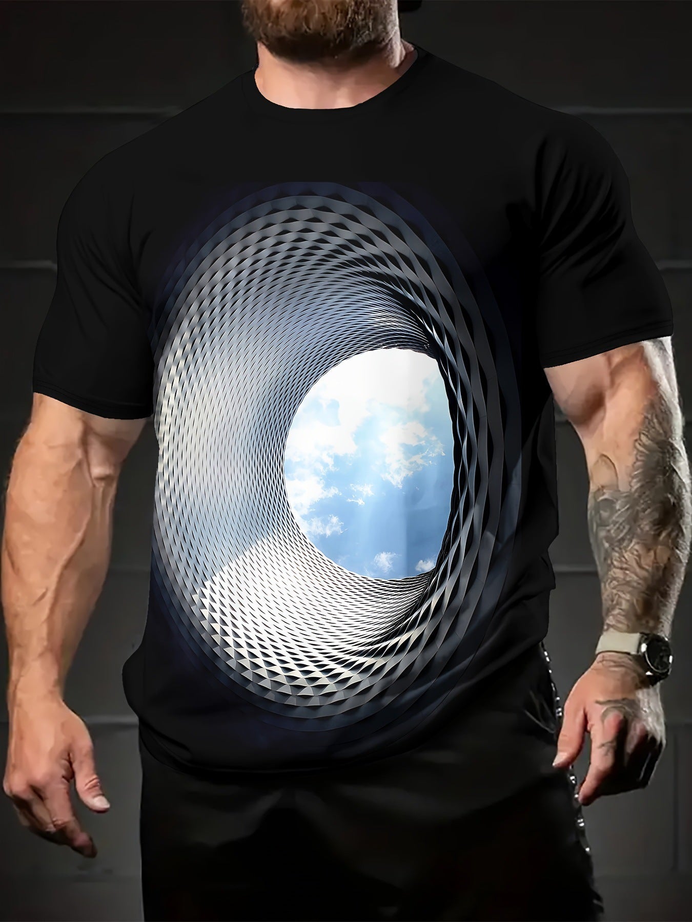 🌀👕【S-5XL】Muški top s 3D digitalnim printom