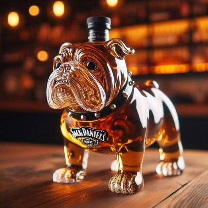 ✨😍[Reducere 50%] [3 modele] Sticle de whisky amuzante în formă de buldog francez