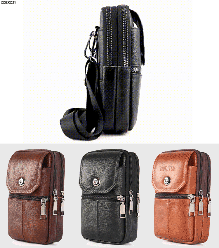 🔥Hit Sprzedaży 【Rabat 50%】✨👍Skórzana Saszetka Męska na Telefon – Praktyczna Torba Crossbody na Co Dzień | Wygoda i Styl
