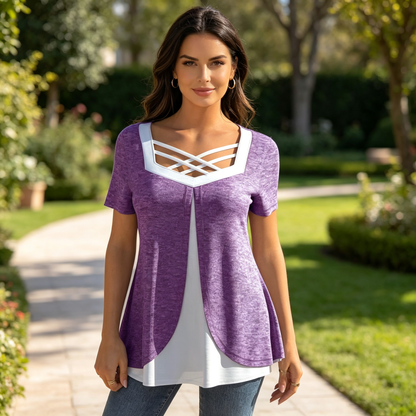 ❤️【S-5XL】Camiseta estampada de talla grande para el verano de 2026