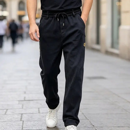 👖【M-6XL】Vaqueros de corte holgado para hombre: elásticos, cómodos, resistentes a las manchas e ideales para el trabajo