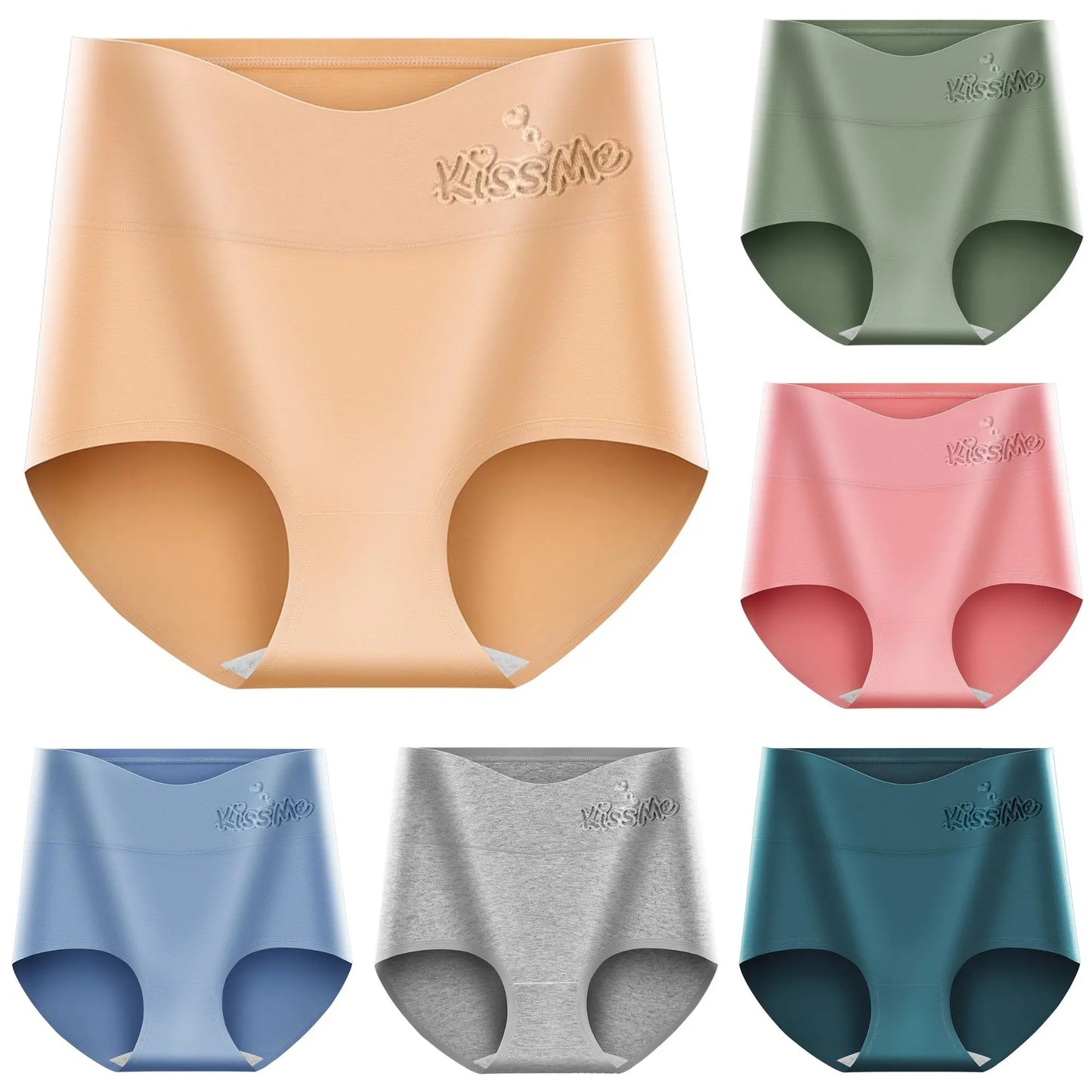 🔥【6-dielna sady】--- 23€ 💖Poslední den sleva 50 %--Nadzvednutí hýždí s vysokým pasem z vysoce kvalitní bavlny✨️ （45-105 kg）