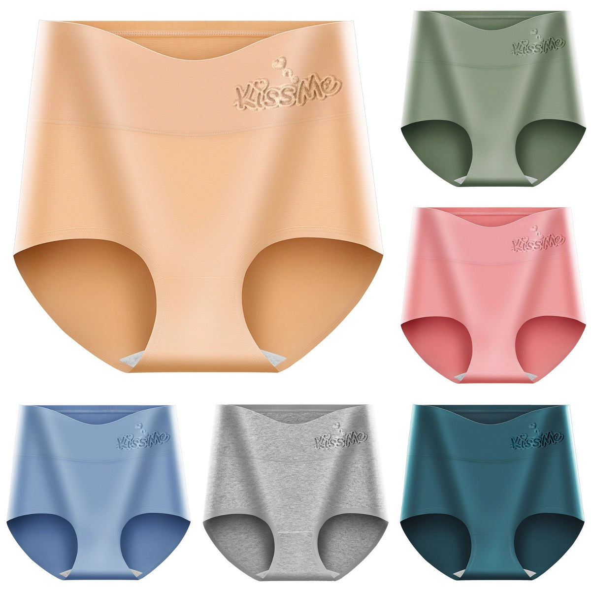 🔥【6-dielna sady】--- 23€ 💖Poslední den sleva 50 %--Nadzvednutí hýždí s vysokým pasem z vysoce kvalitní bavlny✨️ （45-105 kg）