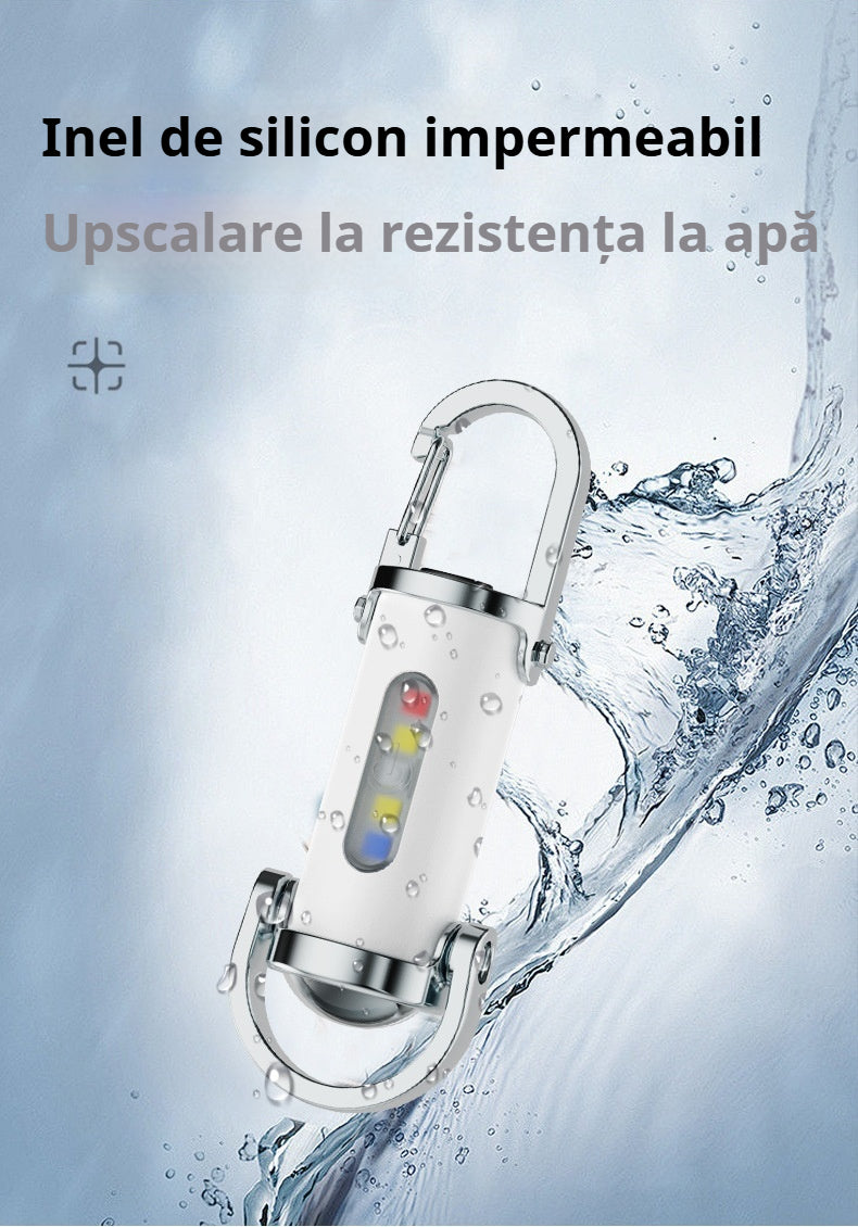 🔥Skvělý výprodej🔥Super jasná voděodolná mini svítilna na klíče s výkonem 1200 lm