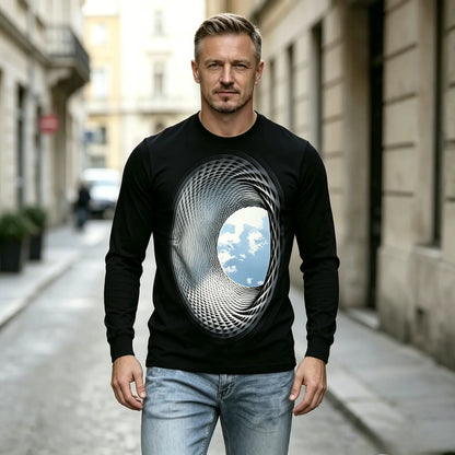 【S-5XL】Męska koszulka z cyfrowym nadrukiem 3D