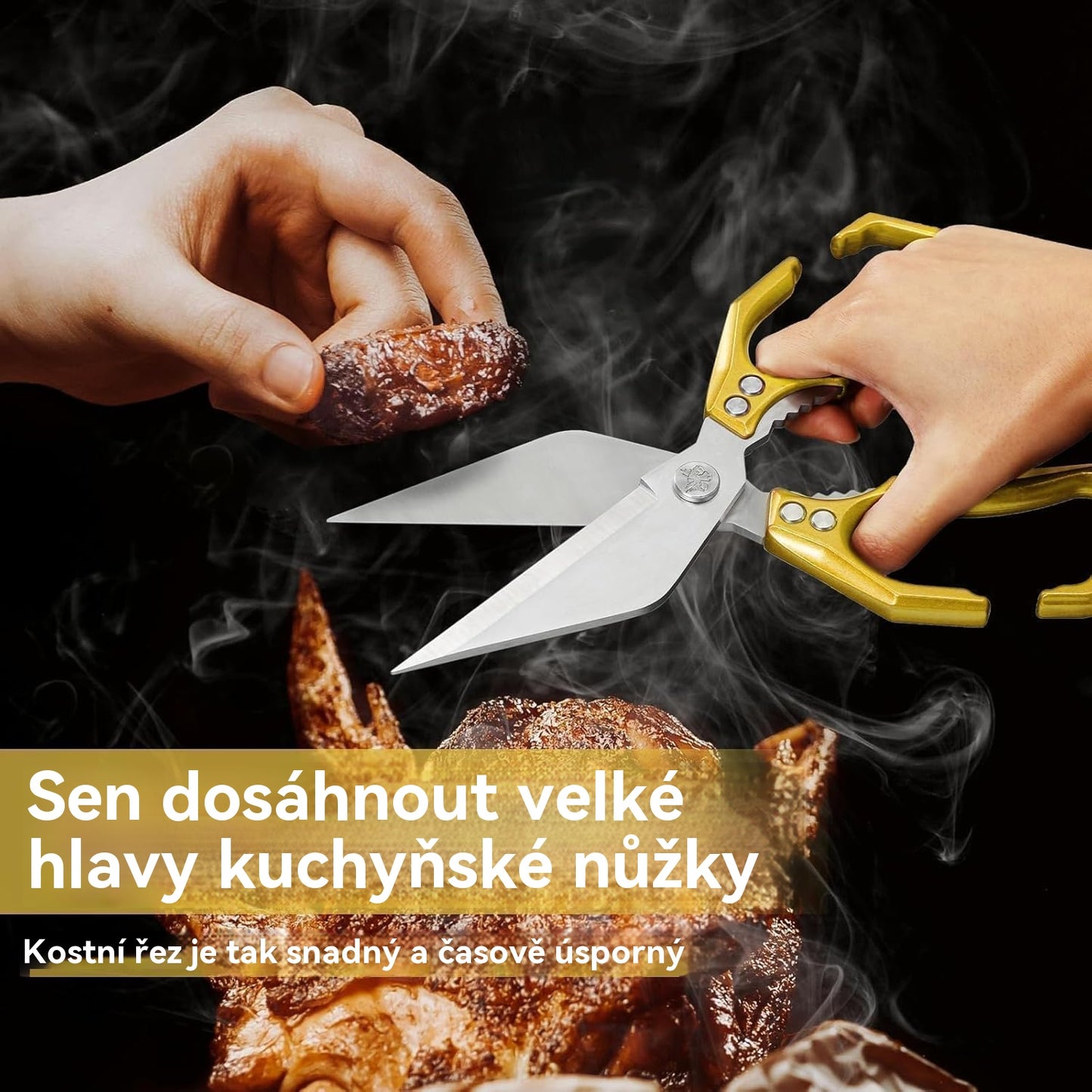 🔥【Dobírka】🔪✂️Časově omezená akce🔥Multifunkční a odolné kuchyňské nůžky