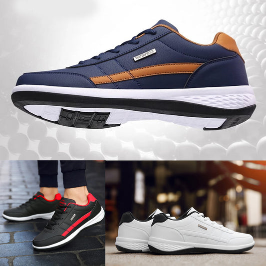 ✨50% de descuento✨【38-48】2025 nuevas zapatillas de cuero cómodas para hombre, cómodas y de moda