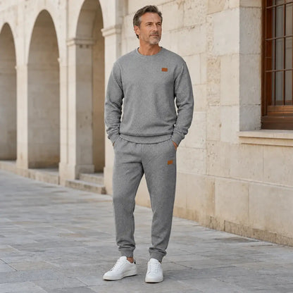 🔥【Jesienne nowości】Wygodny Męski Komplet Casual – Bluza z Długim Rękawem + Spodnie【Płatność przy odbiorze】