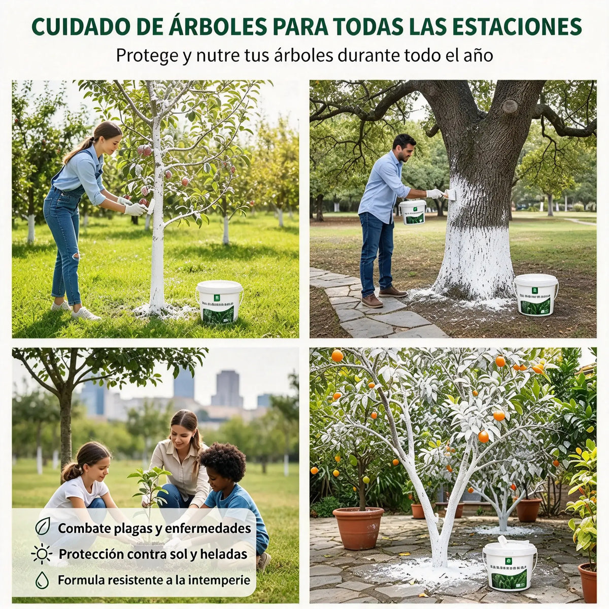 🌳¡Doble protección para tus plantas este invierno ❄️ Pack de protección contra heladas e insecticida 🌱✨