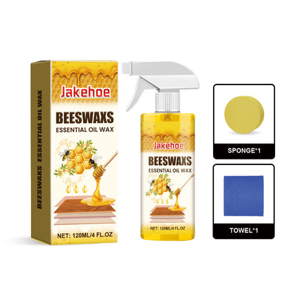 🔥【Rabat 50%】😍Spray do polerowania drewna (z gąbką i ręcznikiem) do pielęgnacji mebli, chroni lakier i zapobiega pęknięciom