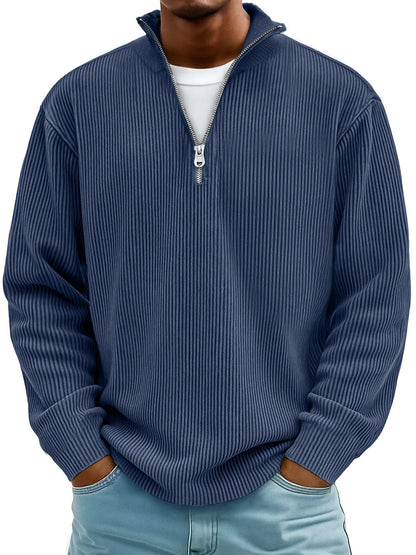 🔥【S-5XL】Nuevo polo de cuello alto sencillo de color liso para hombre, colección 2026