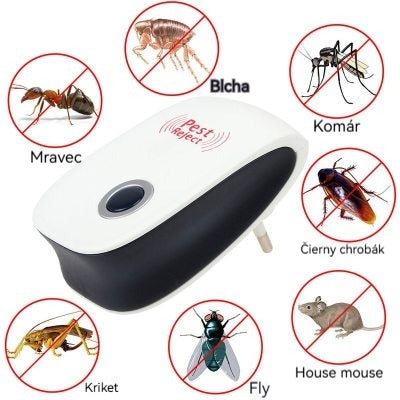 【Zľava na konci sezóny】🔥🐭【3 ks】Fyzikálny tichý ultrazvukový odpudzovač hlodavcov a hmyzu