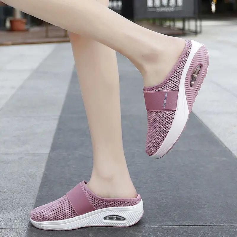 👡🛒【Nowość w obniżonej cenie】💖🎁【Rozmiary 35–43】Oddychające buty sportowe z siateczki (model 2026) z amortyzacją powietrzną i wysoką elastycznością – dla komfortowego chodzenia bez uczucia zmęczenia.