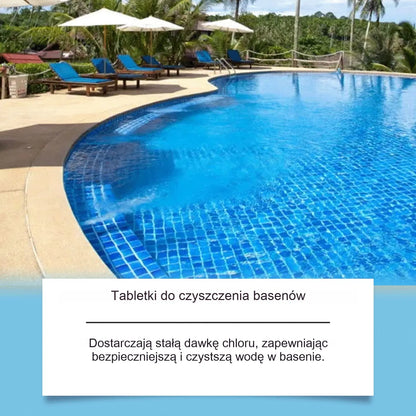 🔥【Kup 1, otrzymaj 1 gratis】🏊‍♀️💧Tabletki do czyszczenia basenu, zapewniają czystą i przejrzystą wodę