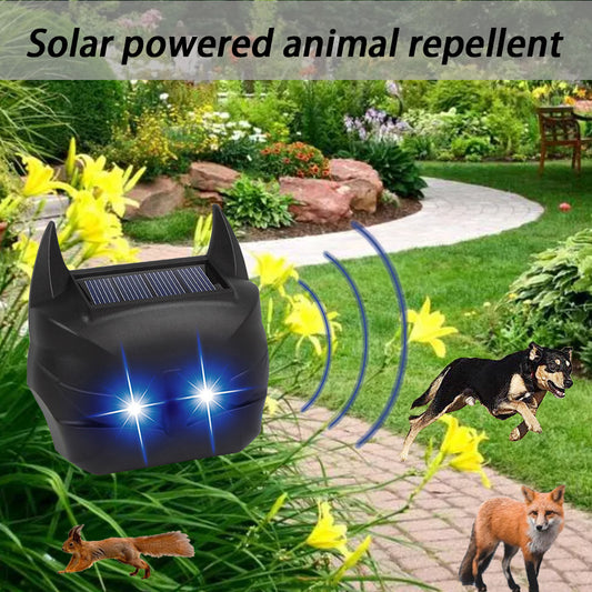 🔥【50% OFF】🐂🐖 Livadă Pești Iaz Câmp de orez Repelant solar pentru păsări Alarma sonoră și luminoasă