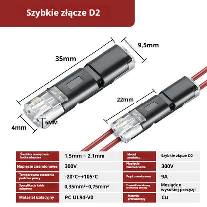 🔥Hit Sprzedaży 【40 sztuk za 109 zł】🏆 Złącza LED bez lutowania i bez taśmy