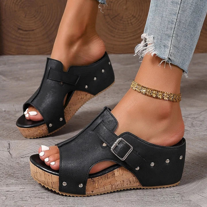👡【50% POPUSTA】- 【36-43】Ženske modne sandale s otvorenim prstima i platformom