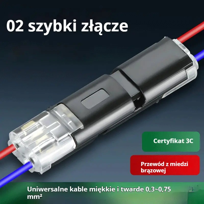 🔥Hit Sprzedaży 【40 sztuk za 109 zł】🏆 Złącza LED bez lutowania i bez taśmy