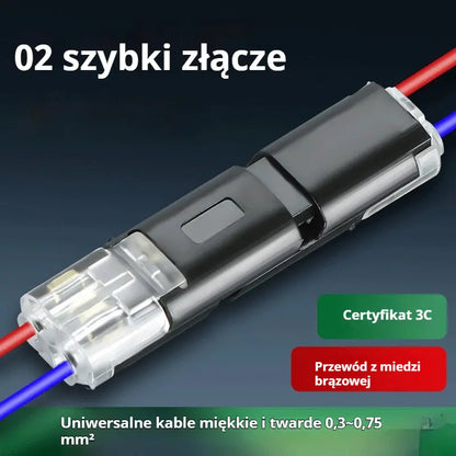 🔥Hit Sprzedaży 【40 sztuk za 109 zł】🏆 Złącza LED bez lutowania i bez taśmy