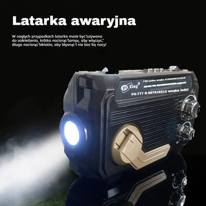 🔥Hit Sprzedaży 【Rabat 50%】📟📶Przenośna wielofunkcyjna latarka radiowa AM