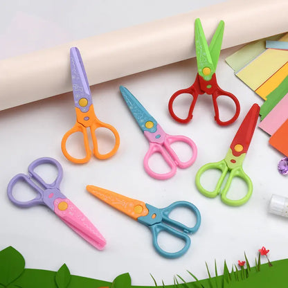 🥰【6 komada - 6 različitih oblika】Samo 23 eura✂️🌈Sigurnosne škare za djecu (za DIY konstrukcije)