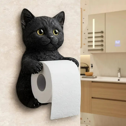 🐱Uroczy uchwyt na papier toaletowy z motywem kota