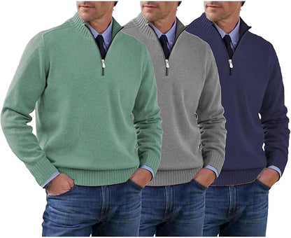 🔥👔【L-5XL】Popularni topli puloveri s patentnim zatvaračem za jesen i zimu