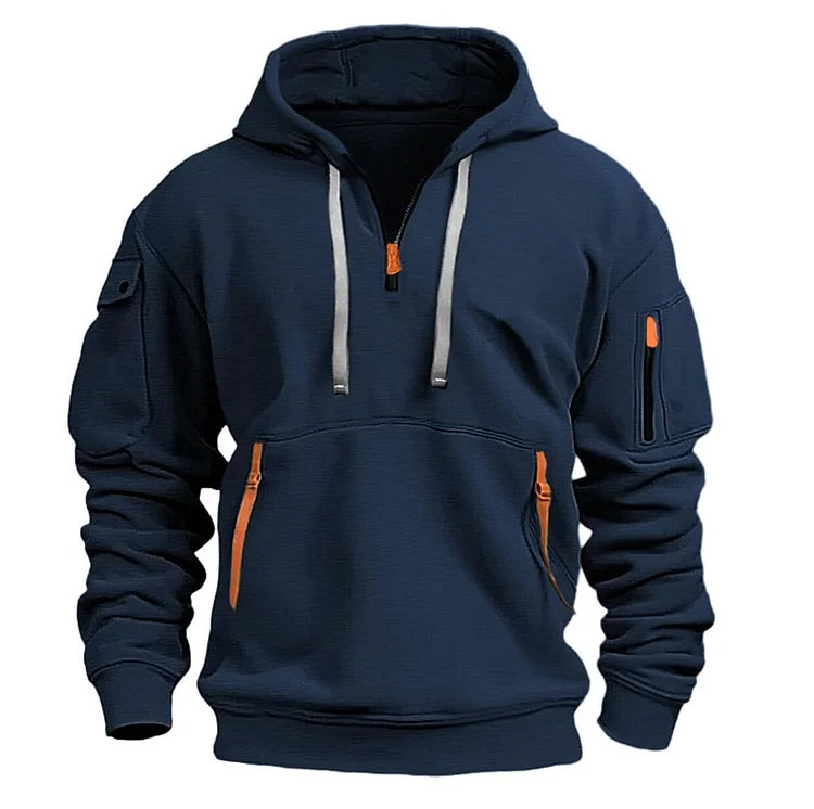 💥【50% zniżki🔥】【S-5XL】✨⛄Nowa zimna męska ciepła kurtka z kapturem, styl codzienny