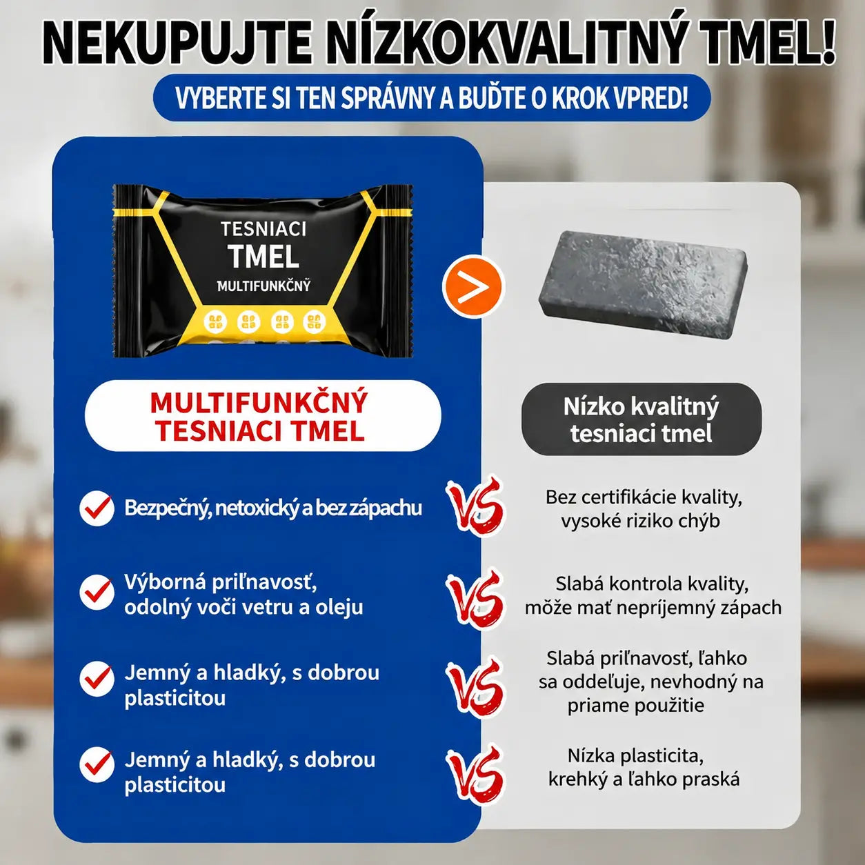 【10 kusov】🔧 Biely vodeodolný tesniaci tmel – Opravuje otvory, steny a potrubia klimatizácie 💧🏠