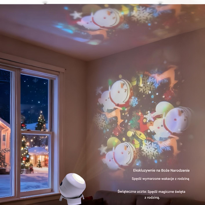 obrotowy projektor led dynamiczny