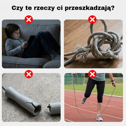 🔥Hit Sprzedaży 【Rabat 50%】🌈 🏃Uniwersalna skakanka świetlna dla dzieci i dorosłych —Świeci nocą, gwarantuje bezpieczeństwo podczas zabaw na zewnątrz