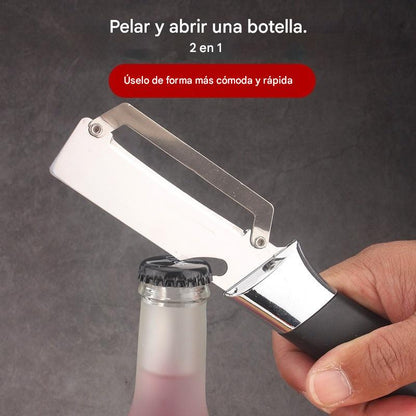 💥Compra uno, el segundo gratis💥🔪Peladora multifunción de acero inoxidable🧅