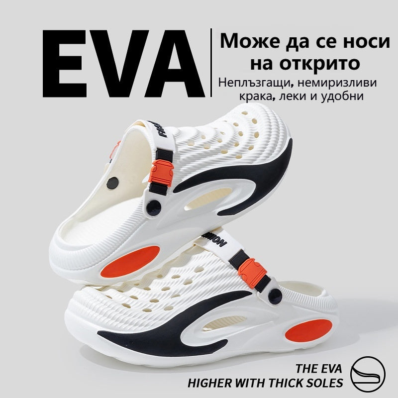 👟 50% popusta 🌬️ Muške univerzalne sandale s debelim EVA potplatom: protuklizne, super lagane i prozračne, idealne za plažu, sport i svakodnevno nošenje 🏃‍♂️