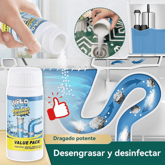 🛁💦【Oferta por tiempo limitado】🌟Limpiador de fregaderos y desagües: Espuma de alta densidad a partir de extractos y enzimas en descomposición.