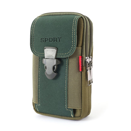 【📢50% de descuento】Bolso para teléfono móvil informal para hombre, bolso deportivo multifuncional para exteriores