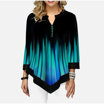 🔥Hit Sprzedaży 【Rabat 50%】👚【S-5XL】2026 Nowa elegancka i stylowa koszula z nadrukiem dla kobiet