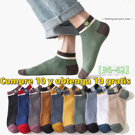 💥【10 pares 27 euros】Calcetines deportivos para hombre con sudor y desodorante