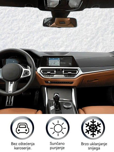 🔥【Sniženo 22 €】🔥Alat za uklanjanje snijega s automobila, specijalni alat za odmrzavanje i uklanjanje snijega s prozora