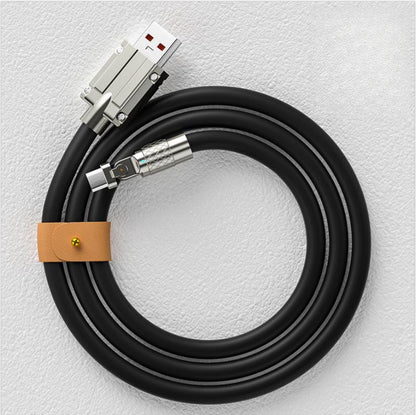 【kúpte 1 a získajte 1 zadarmo】 120W rotačný dátový kábel na rýchle nabíjanie