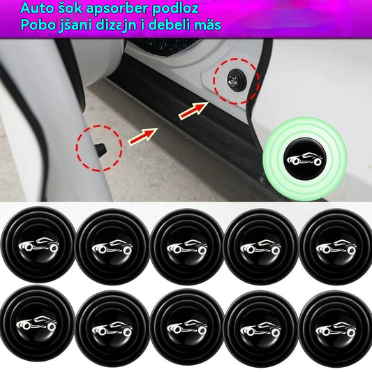 🔥🔥【Kupite 10 i dobijte 10 gratis】【20 komada】Univerzalni amortizeri za vrata automobila, elastični silikonski jastučići protiv sudara.