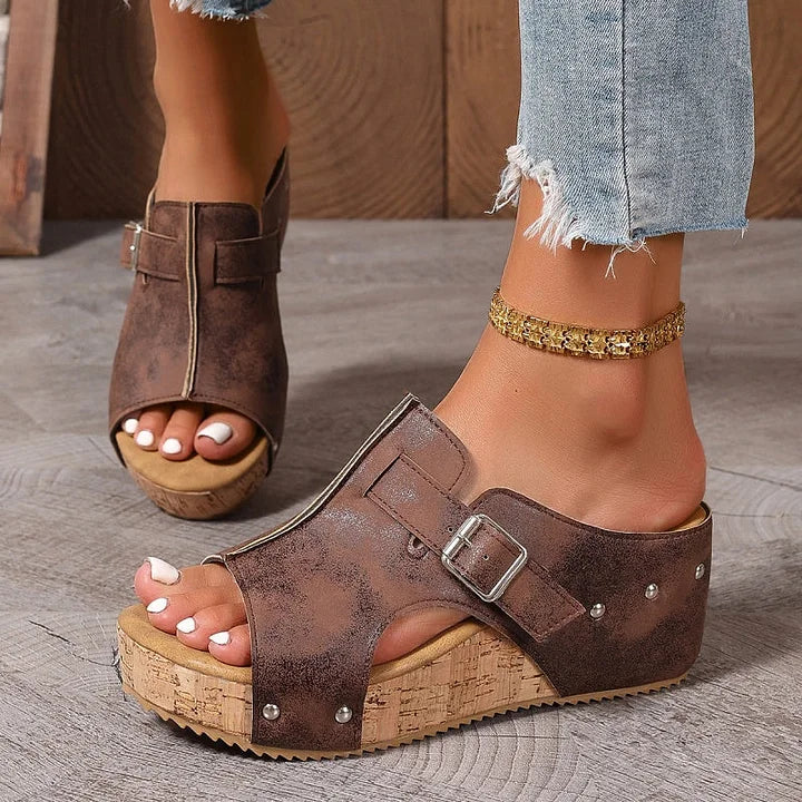 👡【50% POPUSTA】- 【36-43】Ženske modne sandale s otvorenim prstima i platformom