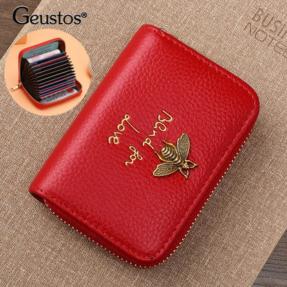 🔥【Compra 1 y obten 1 gratis】Nueva billetera pequeña con varias tarjetas: piel auténtica resistente al agua y al desgaste.