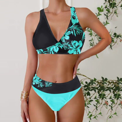 👙【S~5XL】Nowy styl damski dwuczęściowy kostium kąpielowy bikini
