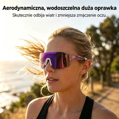 🔥【Rabat 50%】🕶️Sportowe okulary o dużej oprawie z ochroną UV.