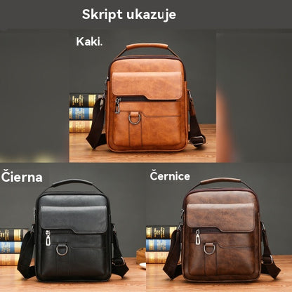 🔥Nová akcia 50% zľava 👜 Pánska moderná a každodenná kožená taška s veľkou kapacitou